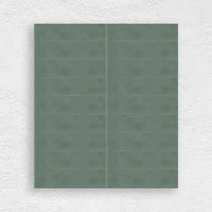 JADE GREEN 75X300 WAVE SUBWAY TILE - Tiles Mate