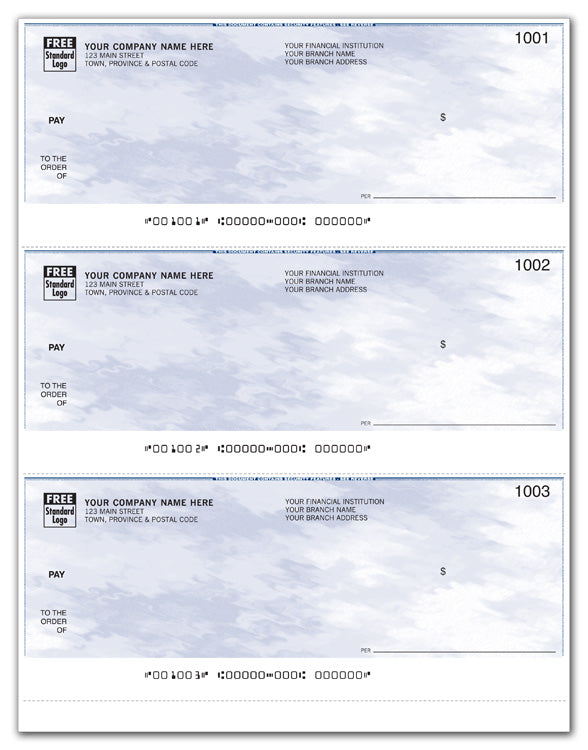 3 Up Layer Cheque